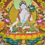 White Tara Thangka Painting White Tara Thangka Painting