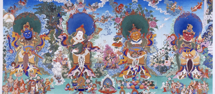 The Sacred Composition of Colors in Tibetan Art