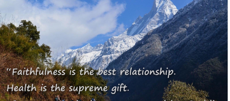 Faithfulness is the best relationship