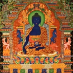 Medicine Buddha Thangka Painting Medicine Buddha Thangka Painting