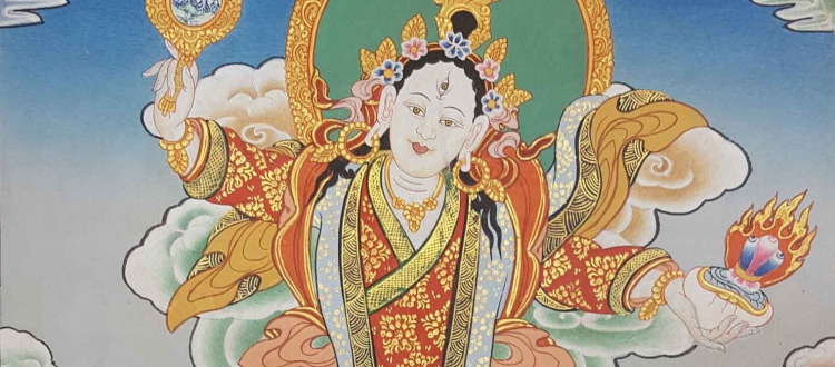 Mandarava Thangka Painting