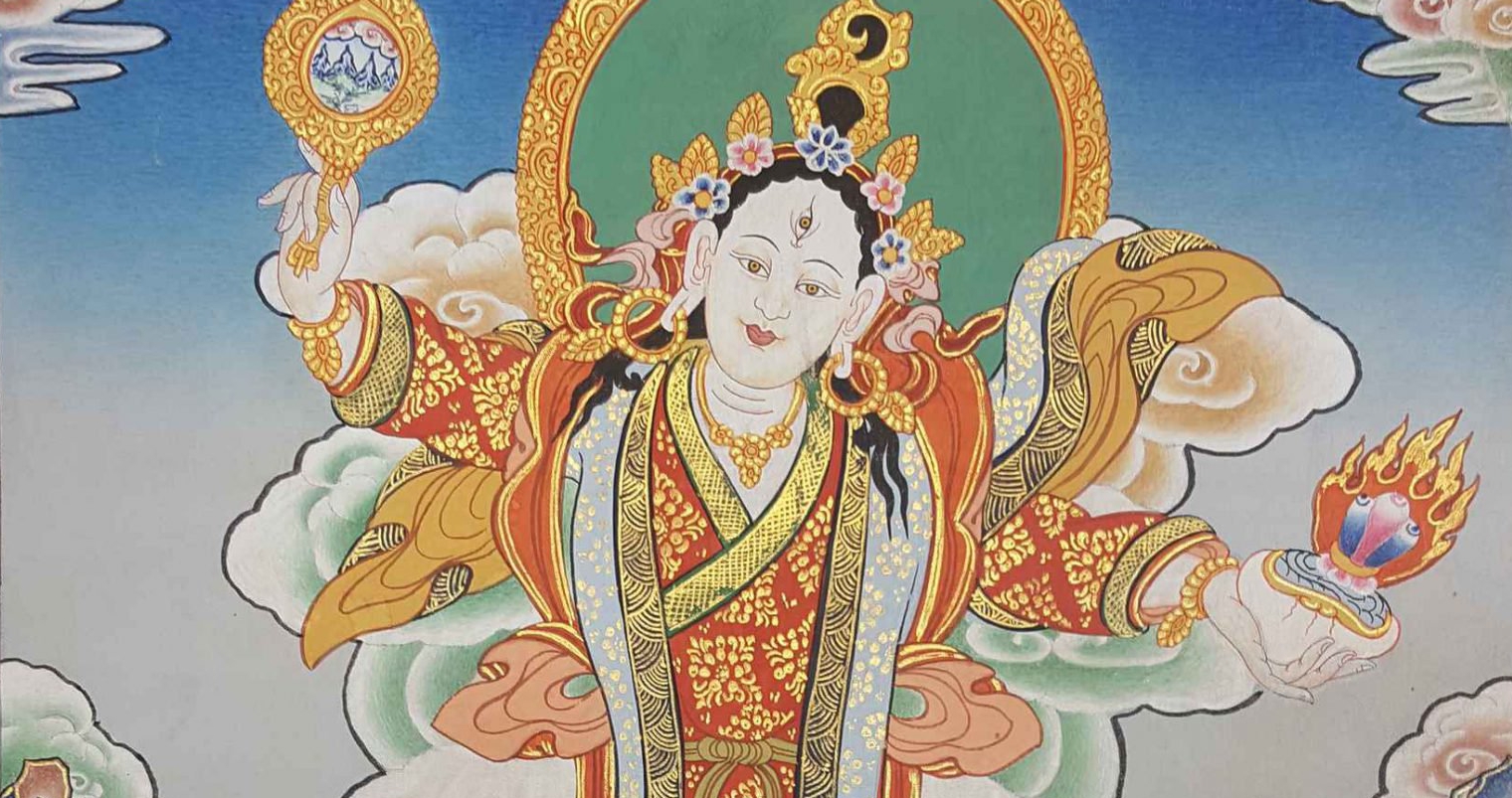 Mandarava Thangka Painting