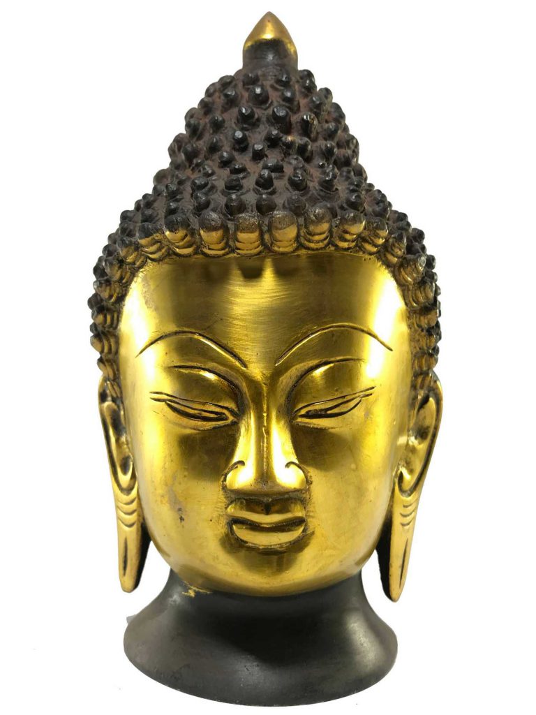 Statue of Buddha Head Double Color finishing