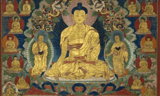 Sakyamuni Buddha with the 35 Buddhas of confession