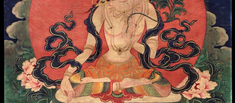 White Manjushri Bodhisattva Buddhist Deity