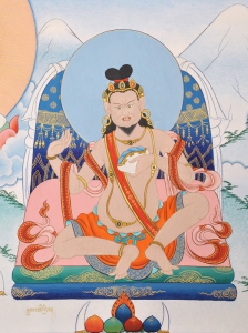 Avadhutipa holding a skull bowl
