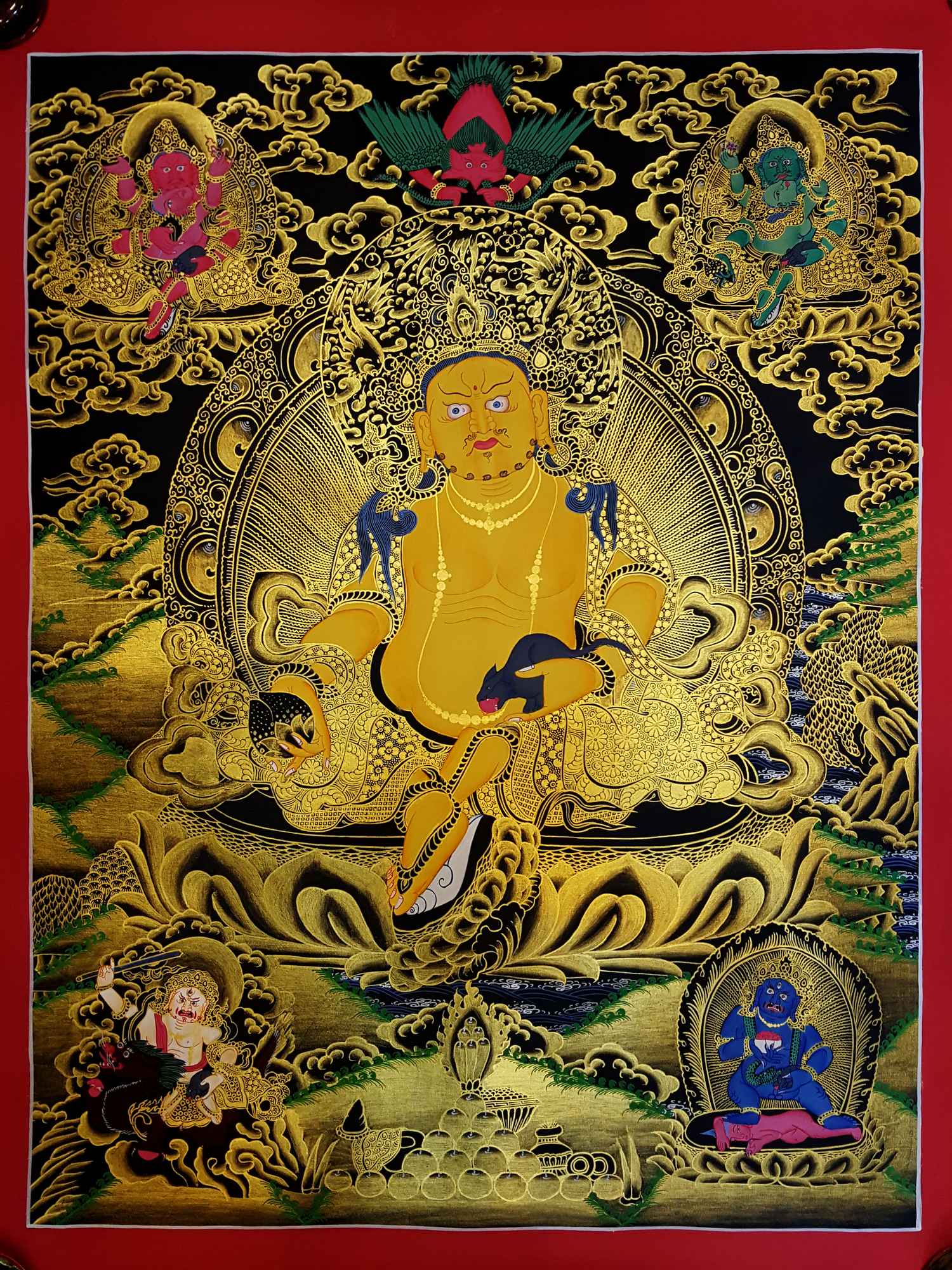 Черный дзамбала изображение