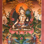 Tibetan Thangka of White Tara Tibetan Thangka of White Tara